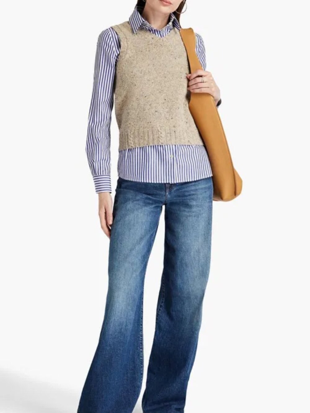 Alex Mill Francis Donegal Merino Wool Blend Sweater Vest